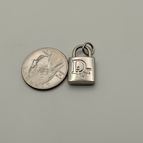 Dior Jewelry - Dior Silver Lock Charm AUTHENTIC